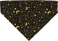 Accent Fashion Metallic Over the Collar Dog Bandana, Bright Black Galaxy slide 2 of 7