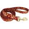 Show in main carousel: Accent Fashion Metallic Dog Leash, Royal Burgundy Crowns, 6-ft long, 1-in wide slide 1 of 6