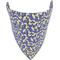 Show in main carousel: Accent Fashion Metallic Over the Collar Dog Bandana, Classic Blue Diamonds slide 1 of 4