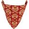 Show in main carousel: Accent Fashion Metallic Over the Collar Dog Bandana, Royal Burgundy Crowns slide 1 of 3