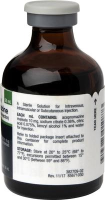 Acepromazine (acepromazine maleate) Injectable for Dogs, Cats & Horses
