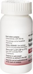 Acetazolamide (Generic) Tablets, 250-mg, 30 tablets slide 2 of 4