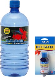 Activ-Betta Bio-Activ Live Aqueous Solution Betta Water + API Bettafix Antibacterial & Antifungal Betta Fish Infection Remedy