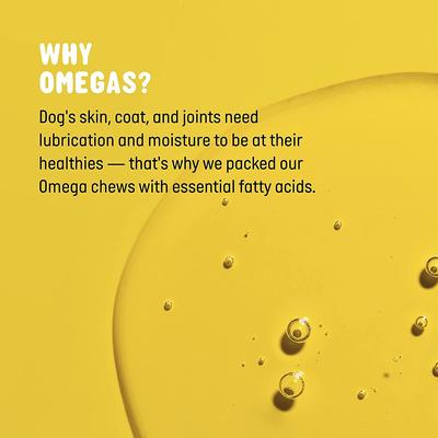 Show full view: Active Chews Premium Omega Skin & Coat Pure Fish Oil Dog Supplement, 120 count slide 6 of 11