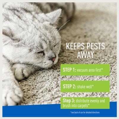 Show full view: Adams Flea & Tick Carpet Powder, 16-oz bottle slide 2 of 13