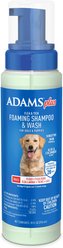 Adams Plus Flea & Tick Sensitive Skin Foaming Dog Shampoo, 10-fl oz bottle