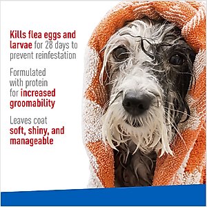 Adams Plus Flea & Tick Shampoo Sensitive Skin for Cats & Dogs, 12-fl oz bottle