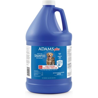 ADAMS ADAMS Plus Flea & Tick Shampoo Sensitive Skin for Cats & Dogs, 1-gal bottle
