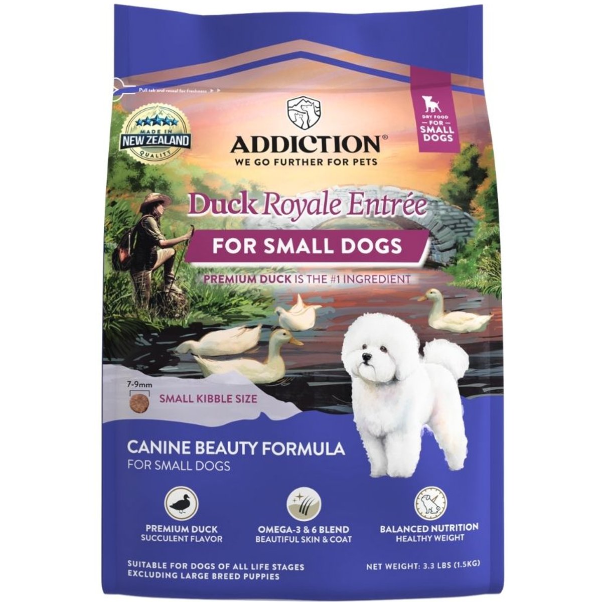 Addiction Duck Royale Entree Adult Grain-Free Dry Dog Food, 3.3-lb bag