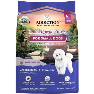 Addiction Addiction Duck Royale Entree Adult Grain-Free Dry Dog Food, 3.3-lb bag