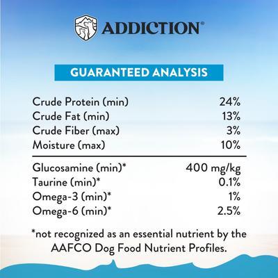 Show full view: Addiction Grain-Free Salmon Bleu Skin & Coat Health Dry Dog Food, 4-lb bag slide 7 of 10