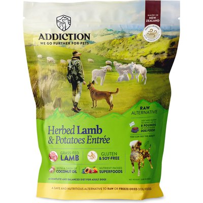 Addiction Addiction Lamb & Potatoes Raw Dehydrated Dog Food, 2-lb (makes 6 lbs)
