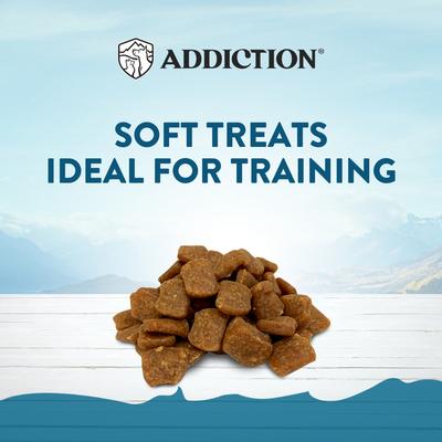 Show full view: Addiction Meaty Bites Beef Grain-Free Dog Treats, 4-oz bag slide 5 of 11