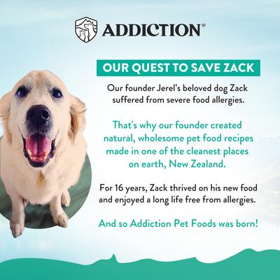 Show full view: Addiction Meaty Bites Brushtail Grain-Free Dog Treats, 4-oz bag slide 9 of 12