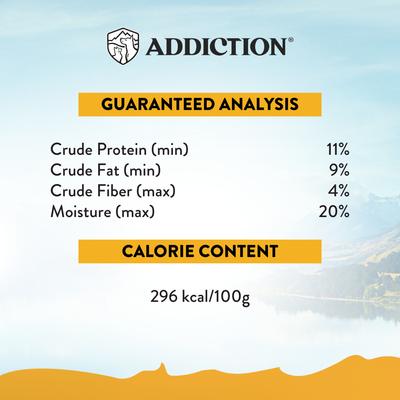 Show full view: Addiction Meaty Bites Chicken Grain-Free Dog Treats, 4-oz bag slide 7 of 11