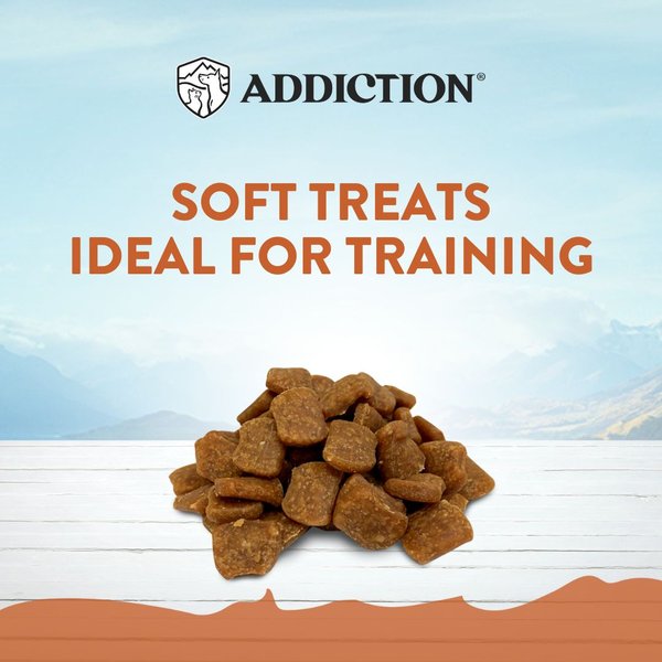 Show full view: Addiction Meaty Bites Kangaroo Limited Ingredient Grain-Free Allergy-Friendly Soft Dog Treats, 4-oz bag slide 5 of 11