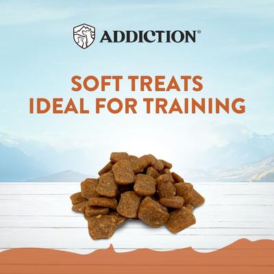 Show full view: Addiction Meaty Bites Kangaroo Limited Ingredient Grain-Free Allergy-Friendly Soft Dog Treats, 4-oz bag slide 5 of 11