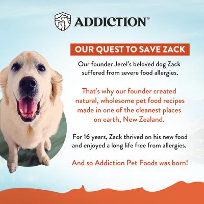 Show full view: Addiction Meaty Bites Venison Grain-Free Dog Treats, 4-oz bag slide 9 of 12