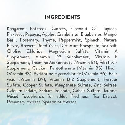 Show full view: Addiction Grain-Free Outback Kangaroo Feast Limited Ingredient Allergy-Friendly Air-dried Dog Food, 2-lb box slide 8 of 12