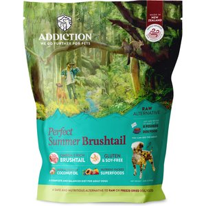 Addiction Perfect Summer Brushtail Raw Dehydrated Dog Food, 2-lb box