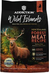 Addiction Premium Wild Islands Forest Meat Recipe Grain-Free & High-Protein Dry Cat Food, 4-lb bag