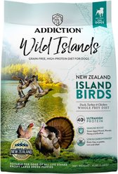 Addiction Premium Wild Islands Island Birds Adult Grain-Free & High-Protein Poultry Dry Dog Food, 4-lb bag
