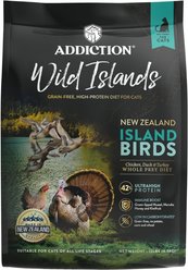 Addiction Premium Wild Islands Island Birds Poultry Grain-Free & High-Protein Dry Cat Food, 10-lb bag