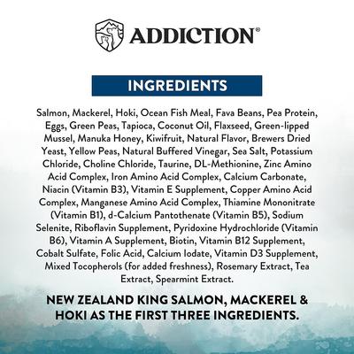 Show full view: Addiction Premium Wild Islands Pacific Catch Adult Grain-Free & High-Protein Seafood & Fish Dry Dog Food, 20-lb bag slide 6 of 12