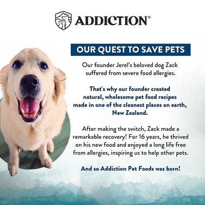 Show full view: Addiction Premium Wild Islands Pacific Catch Adult Grain-Free & High-Protein Seafood & Fish Dry Dog Food, 20-lb bag slide 10 of 12