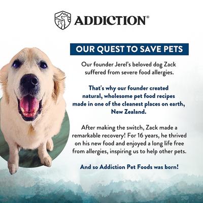 Show full view: Addiction Premium Wild Islands Pacific Catch Seafood & Fish Grain-Free & High-Protein Dry Cat Food, 10-lb bag slide 10 of 11