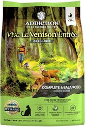 Addiction Viva La Venison Entree Complete & Balanced Immune Boost Grain-Free Dry Cat Food, 4-lb bag slide 1 of 8