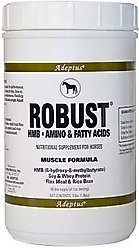 Adeptus Robust HMB, Amino & Fatty Acids Muscle Formula Powder Horse Supplement, 3-lb tub