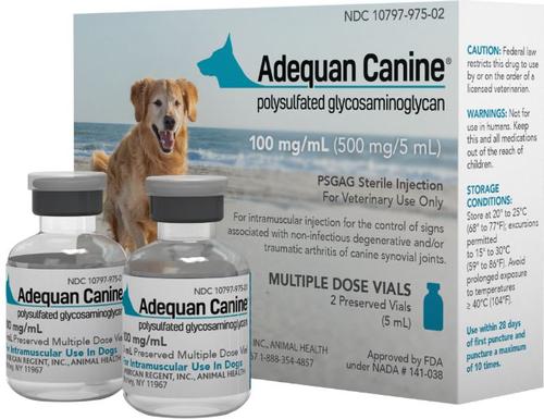 Adequan Canine (polysulfated glycosaminoglycan) Injectable for Dogs
