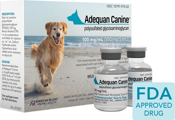 Adequan Canine (polysulfated glycosaminoglycan) Injectable for Dogs