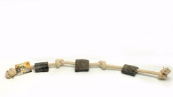 Advance Pet Product Cotton Jute Rope Tug Toy with Buffalo Horn X-Large Dog Natural Chew Treats, X-Large