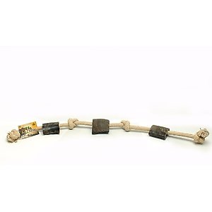 Advance Pet Product Cotton Jute Rope Tug Toy with Buffalo Horn X-Large Dog Natural Chew Treats, X-Large