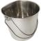 Show in main carousel: Advance Pet Product Heavy Stainless Steel Flat Bucket, 1-qt slide 1 of 5