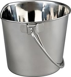 Advance Pet Product Heavy Stainless Steel Flat Bucket, 2-qt slide 2 of 3