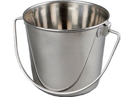 Advance Pet Product Heavy Stainless Steel Round Bucket, 1-qt slide 1 of 2