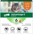 Advantage II Flea Spot Treatment for Cats, 5-9 lbs, 6 Doses (6-mos. supply)