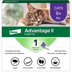 Advantage II Flea Spot Treatment for Cats, over 9 lbs