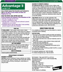 Advantage II Flea Spot Treatment for Cats, over 9 lbs, 1 Dose (1-mo. supply) slide 2 of 8