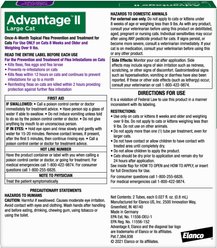 Advantage II Flea Spot Treatment for Cats, over 9 lbs, 2 Doses (2-mos. supply) slide 2 of 8