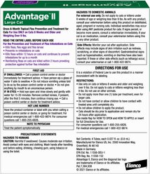 Advantage II Flea Spot Treatment for Cats, over 9 lbs, 4 Doses (4-mos. supply) slide 2 of 8