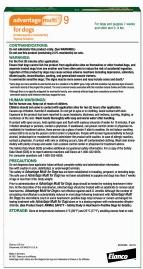 Show full view: Advantage Multi Topical Solution for Dogs, 3-9 lbs, (Green Box), 12 Doses (12-mos. supply) slide 2 of 10