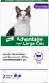 Advantage Topical Flea Prevention for Large Cats, 9 lbs+, 2-Monthly Treatments