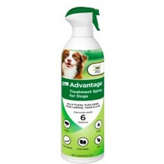 Advantage Topical & Indoor Flea & Tick Spray for Dogs, 15-fl oz bottle