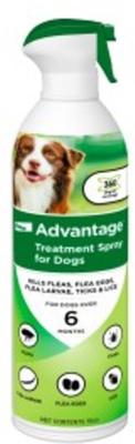 Show full view: Advantage Topical & Indoor Flea & Tick Spray for Dogs, 15-fl oz bottle slide 1 of 9