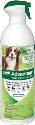 Show full view: Advantage Topical & Indoor Flea & Tick Spray for Dogs, 8-fl oz bottle slide 1 of 10