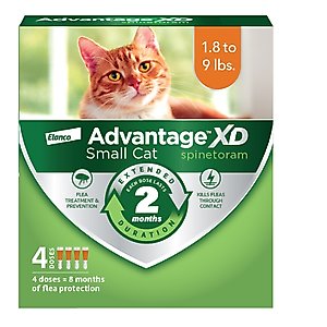 Advantage XD Small Cat Treatment, 4 count